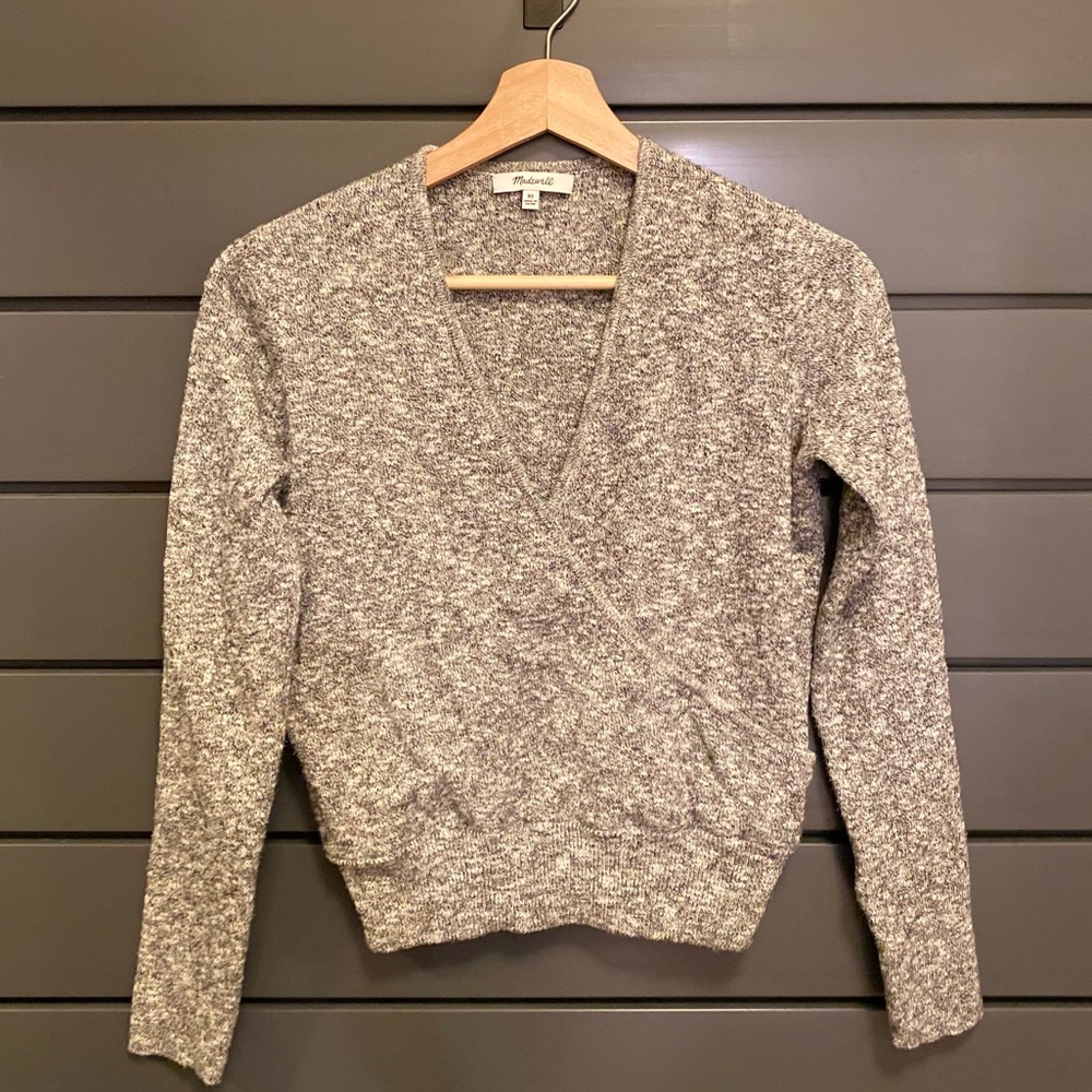 Madewell cropped sweater